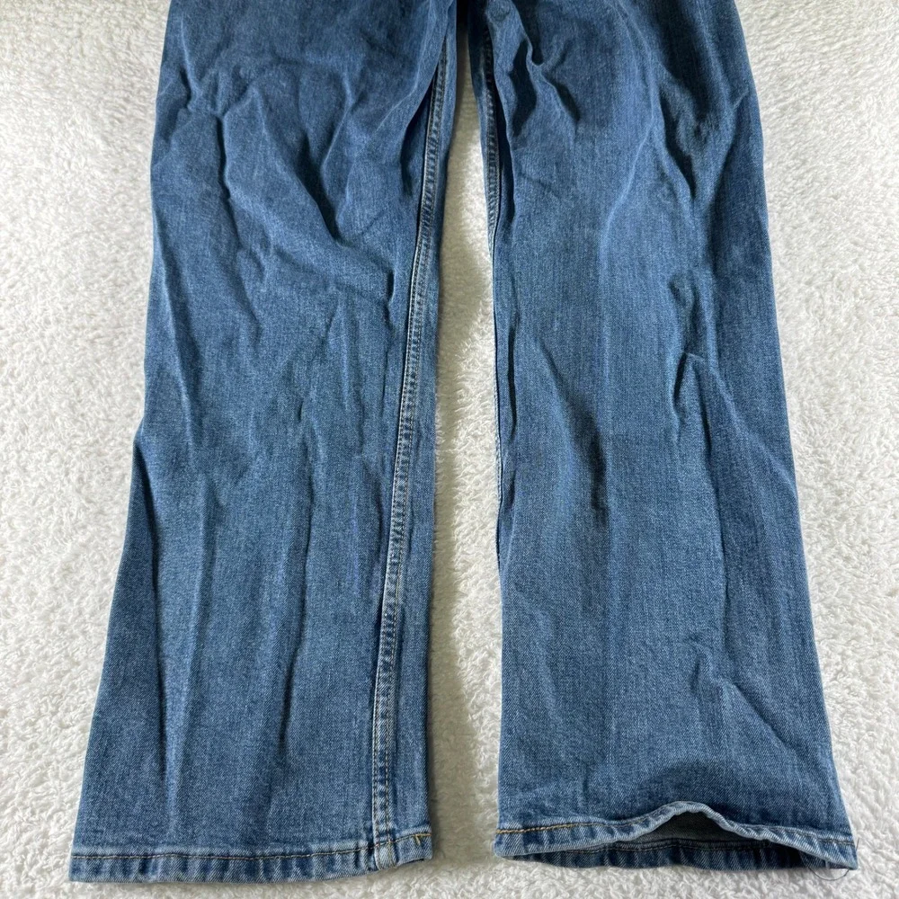 Levis 514 Jeans Mens 38x30 Blue Straight Fit Medium‎ Wash Denim Pants Stretch